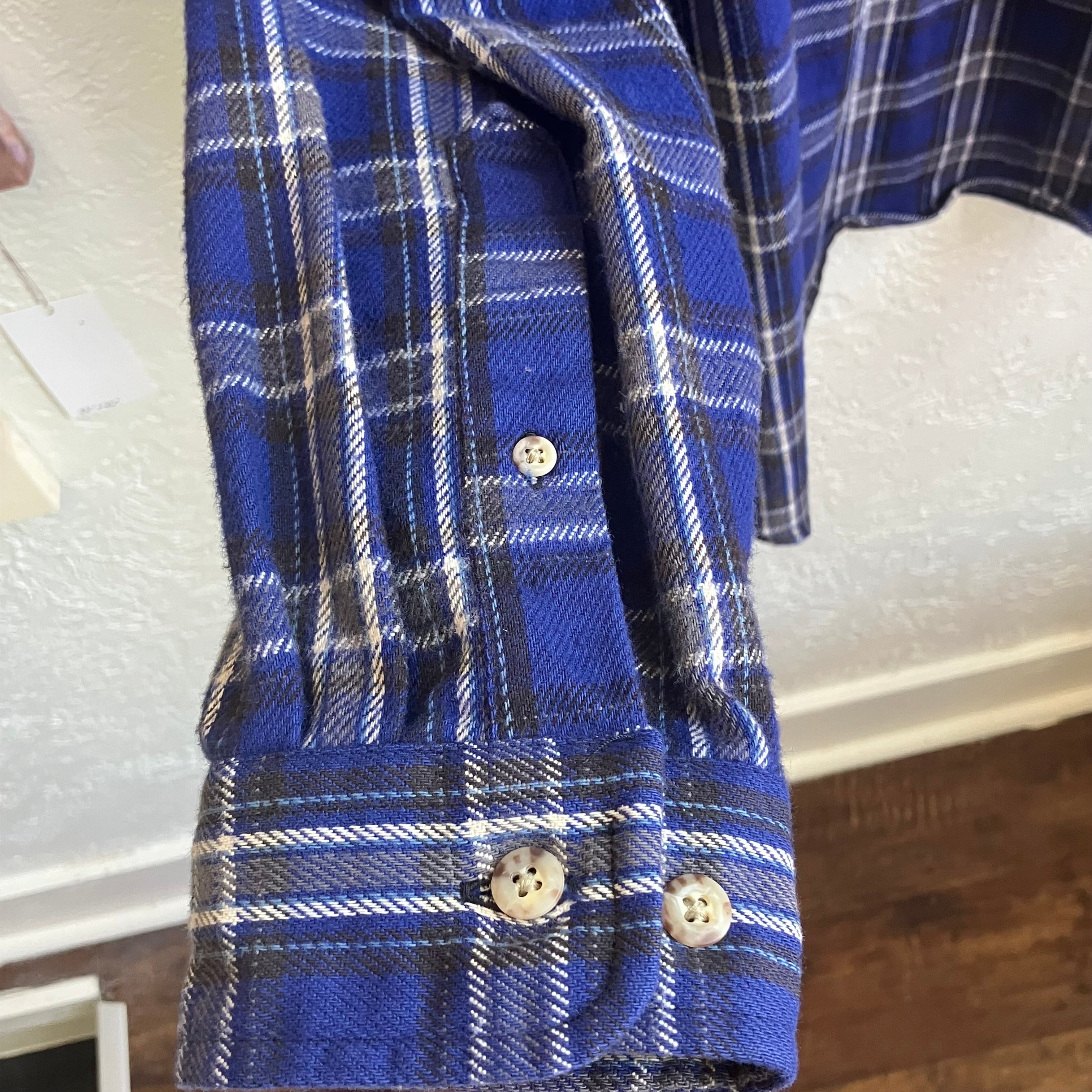 Blue Carhartt Plaid Flannel | Large