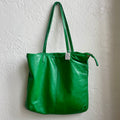 Latico Green Leather Tote Bag