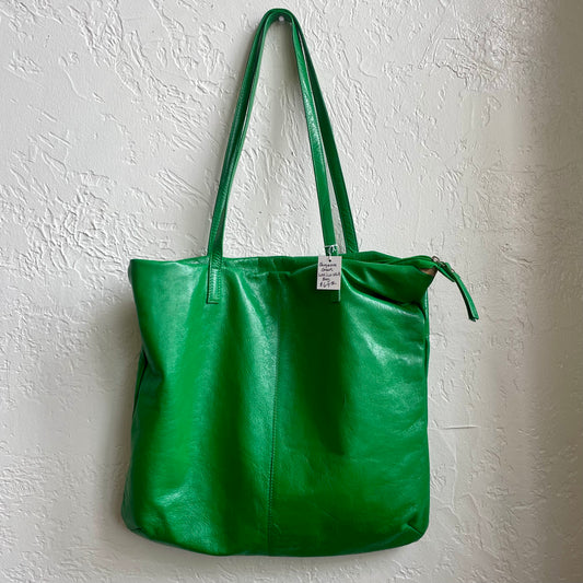 Latico Green Leather Tote Bag