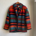Vibrant Vintage 1970's Woolrich Strip Jacket | Medium