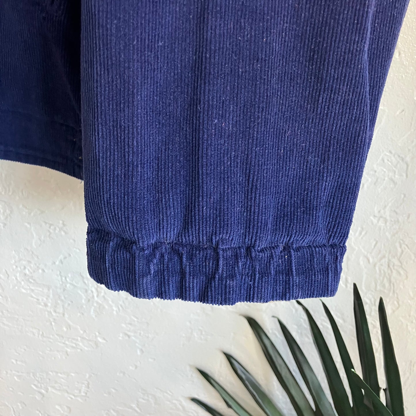 Blue Corduroy Reversible Jacket Large