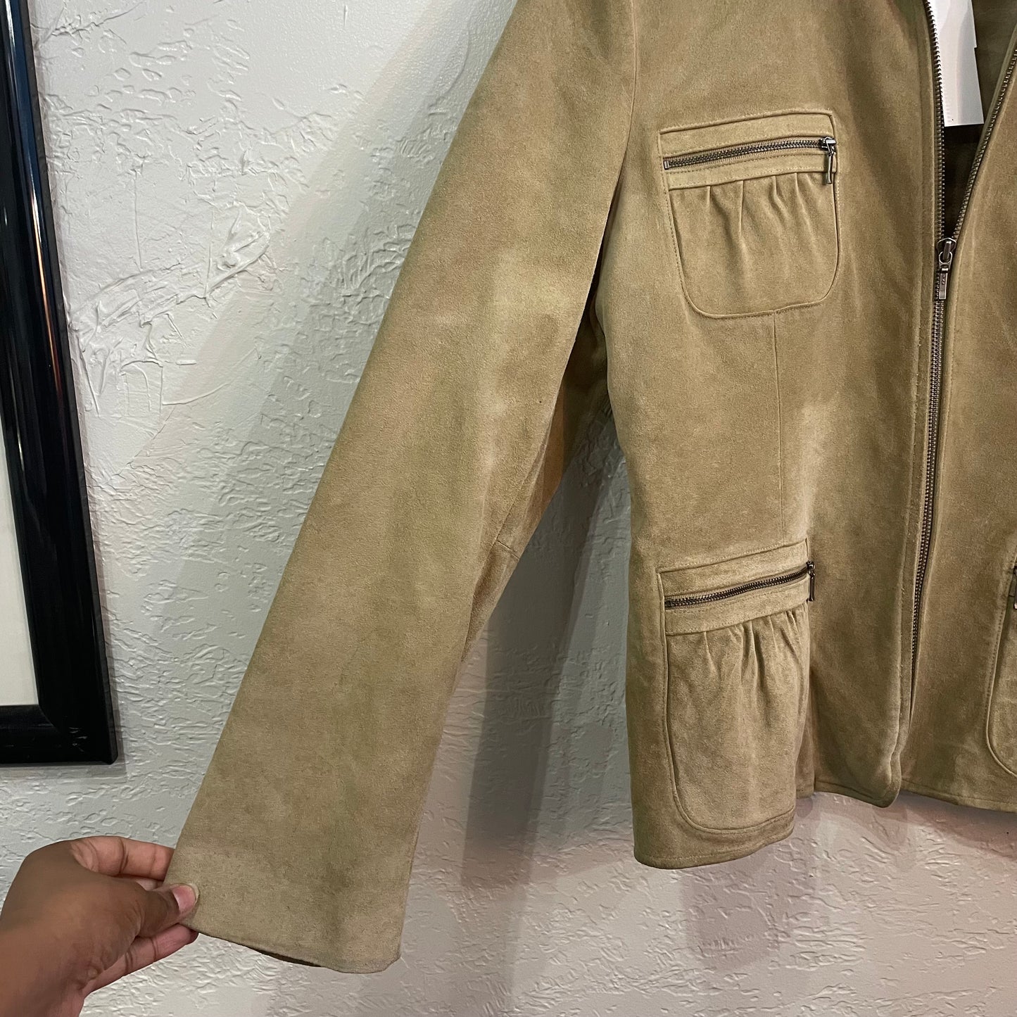 Banana Republic Y2K Suede Jacket | Size 14