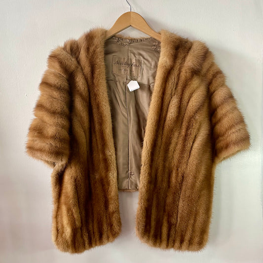 Vintage Mink Fur Shawl