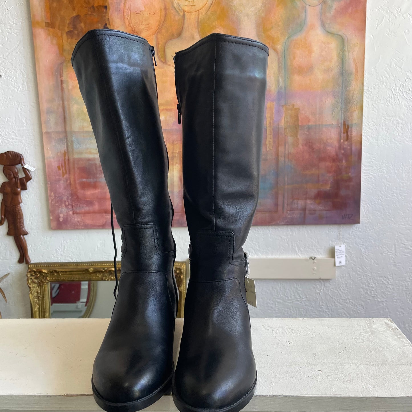 David Tate black Lace Up Boots | Size 8