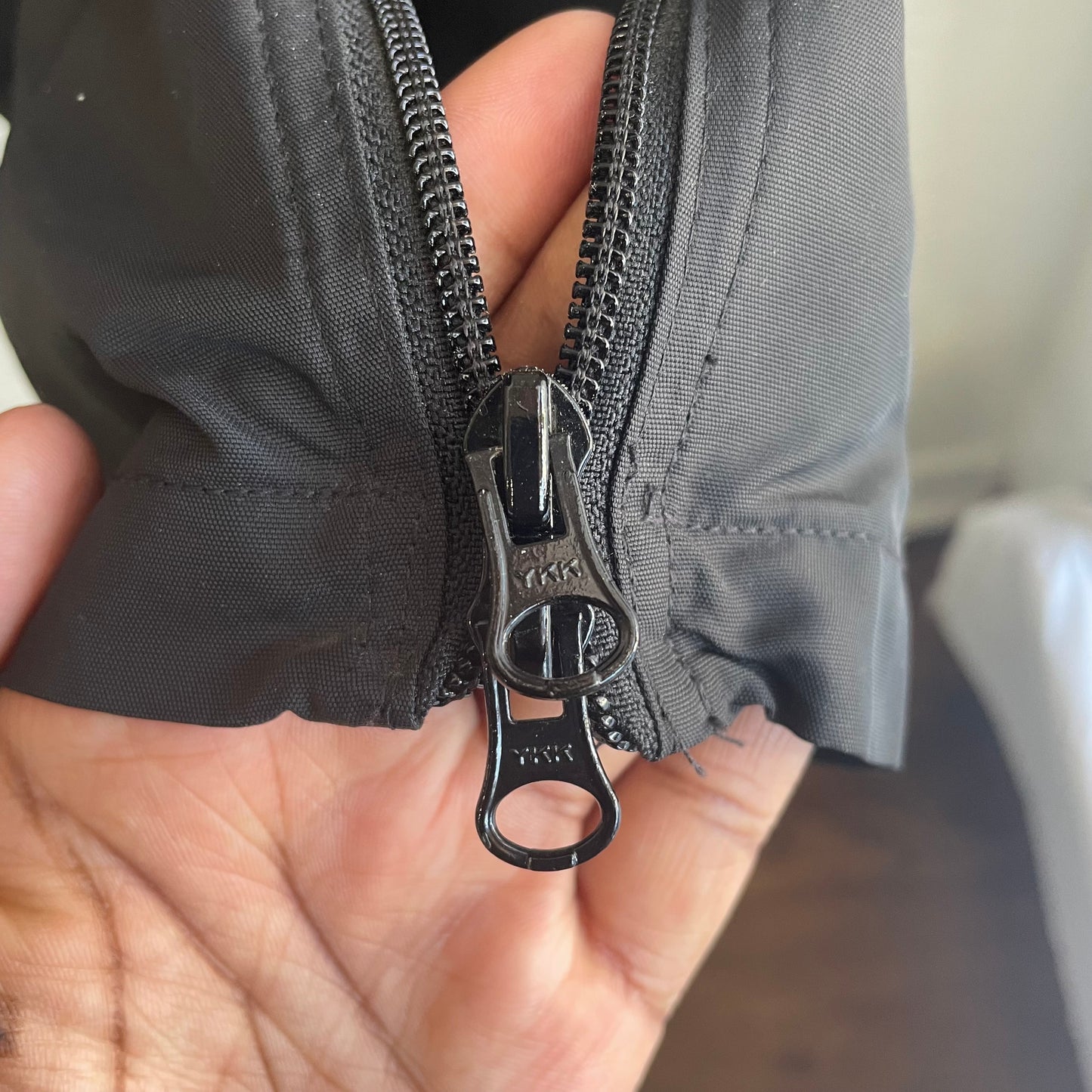 Max Mara Nylon Tarsio High Rise Side Zip Pants | Size 12