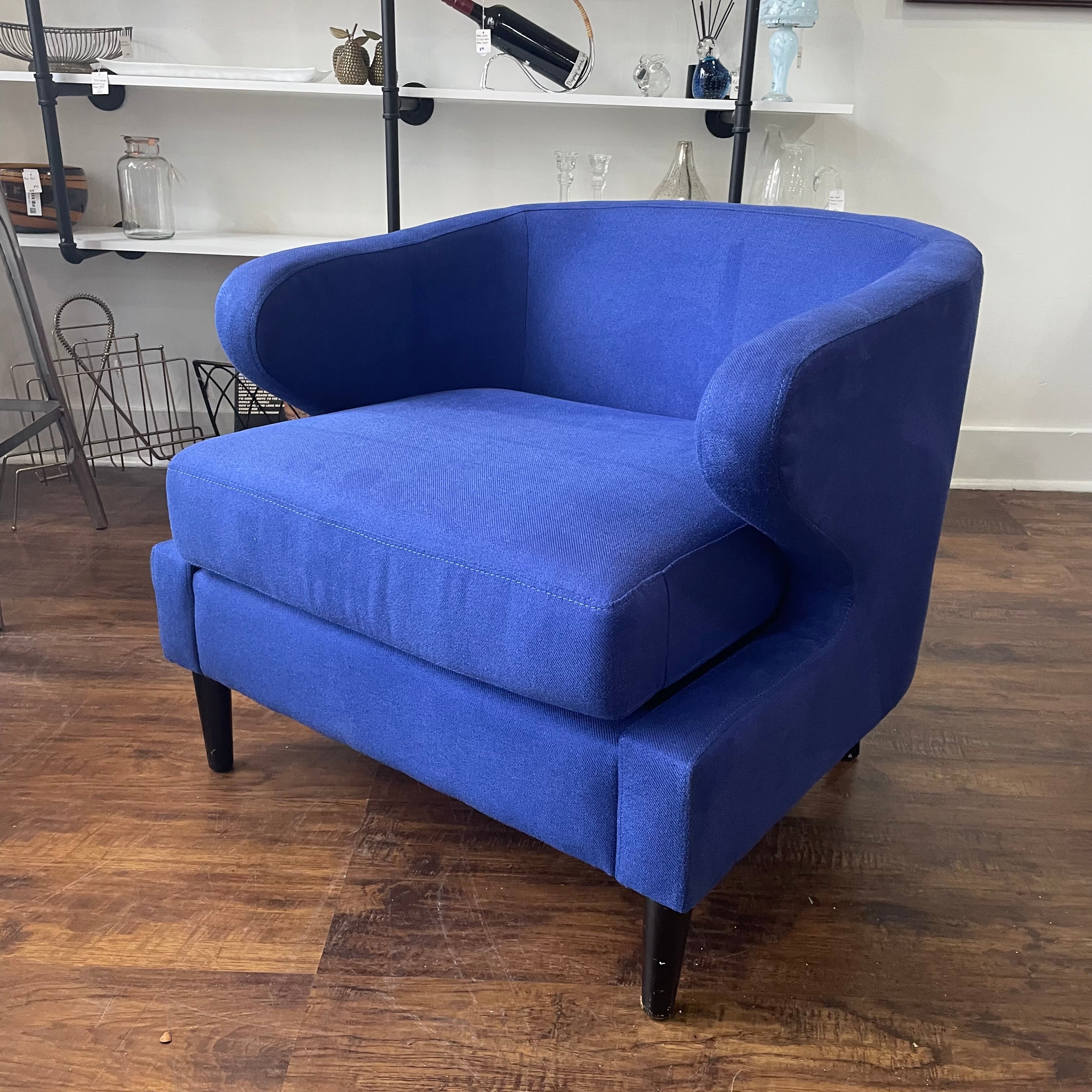 Modern Blue Accent Chair