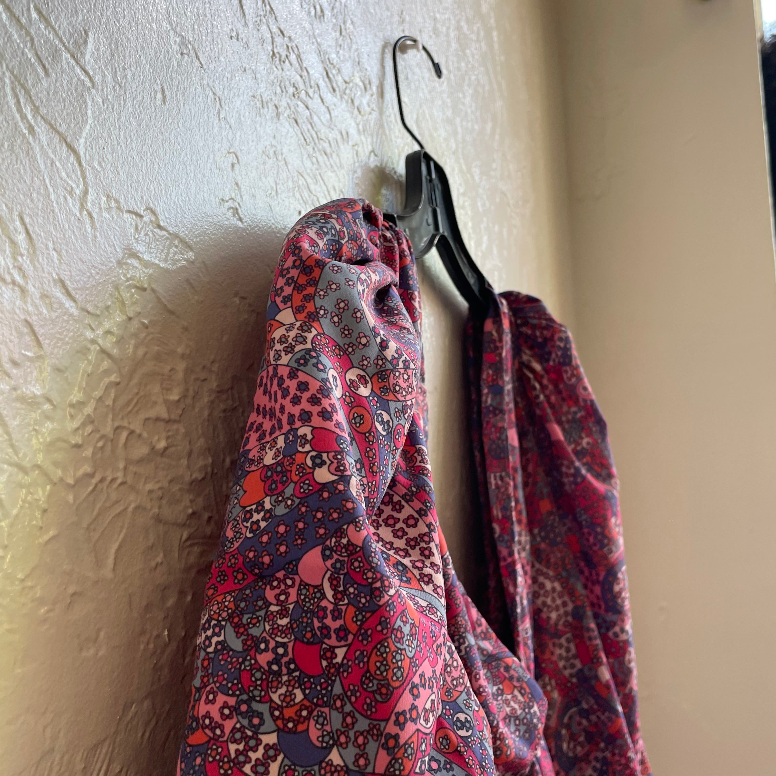 Paisley Ballon Sleeve Tie Top | Medium