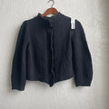 Hand Knit Black Cardigan | One Size