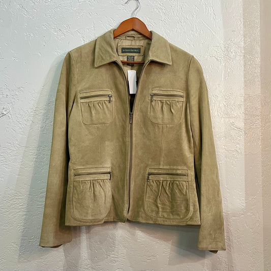 Banana Republic Y2K Suede Jacket | Size 14