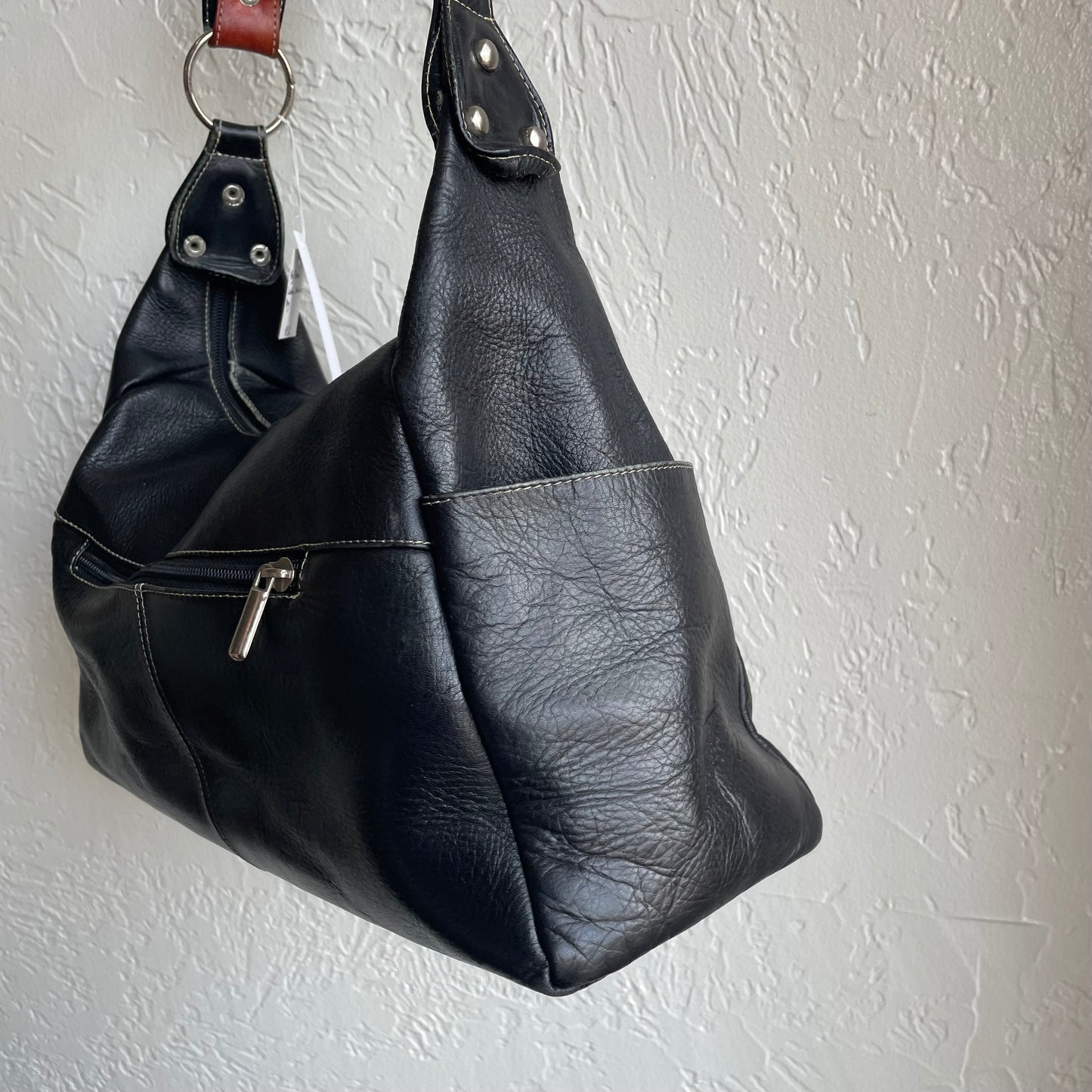 Leather Hand Tooled Y2K Boho Shoulder Bag