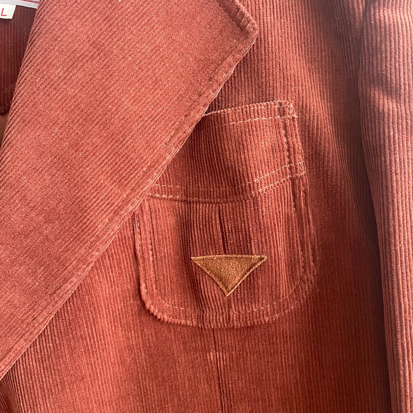 1970s Men’s 3-Piece Corduroy Suit Set | Large