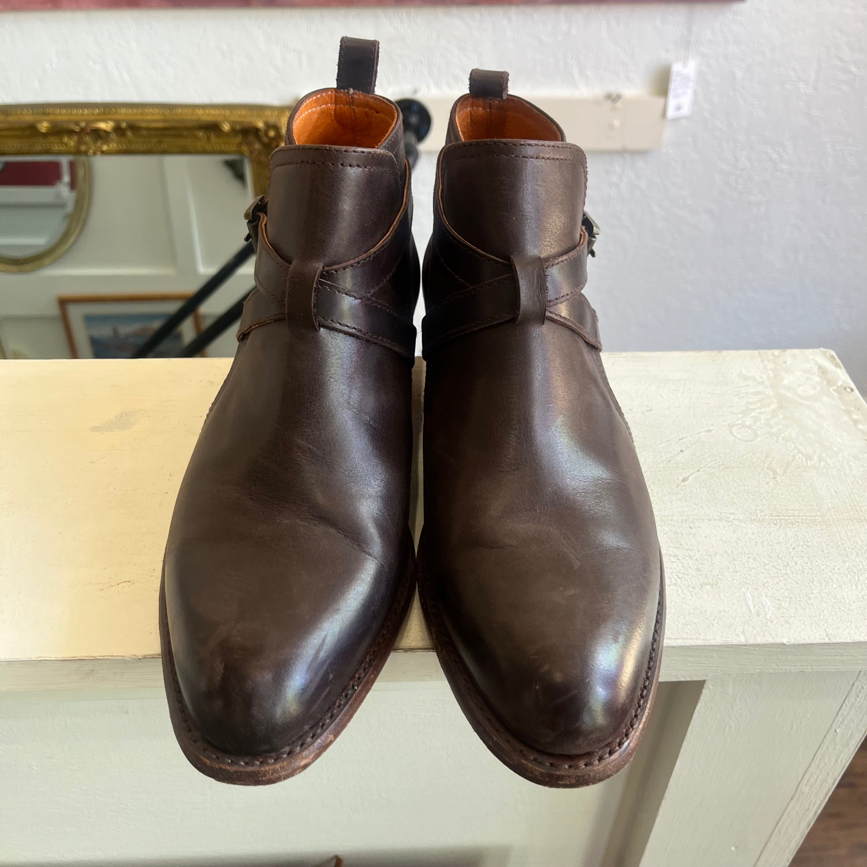 Frye Dorado Jodphur Leather Booties in Chocolate | 9M
