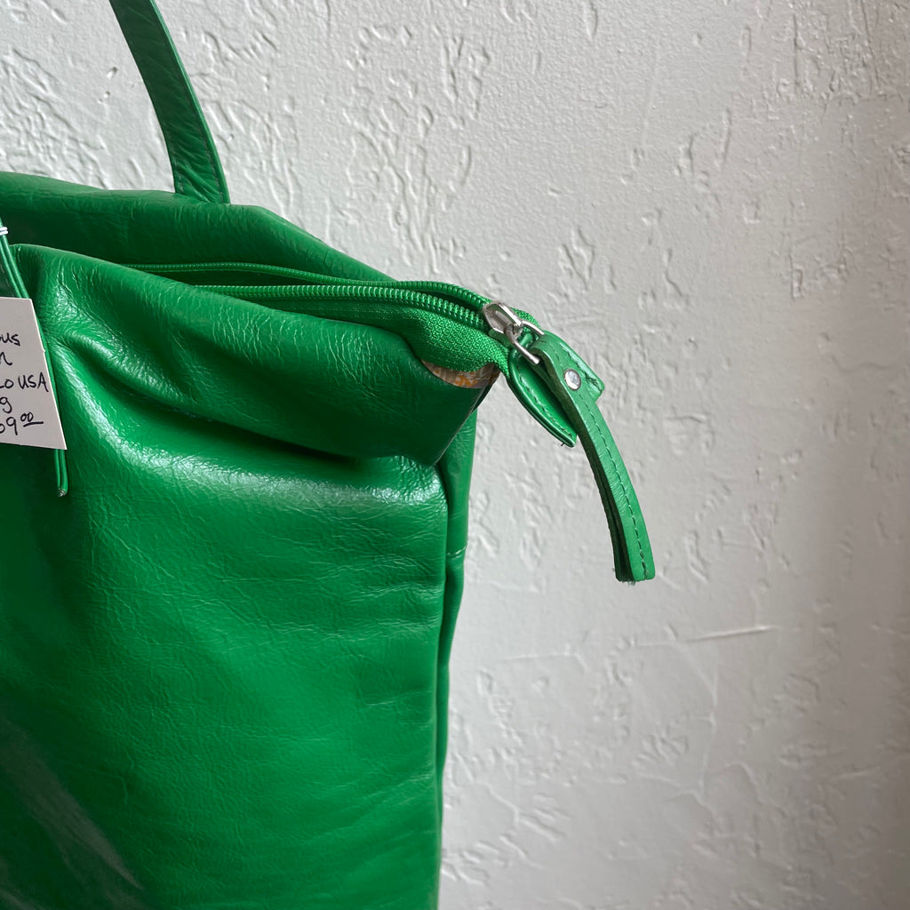 Latico Green Leather Tote Bag