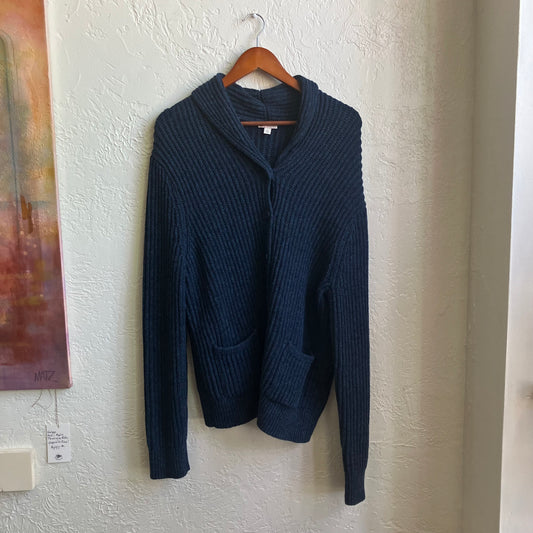 Blue Knitted Gap Cardigan | XL