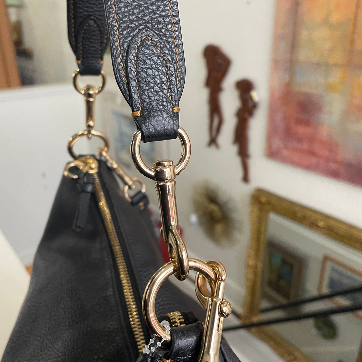 Coach Black Pennie Shoulder Bag