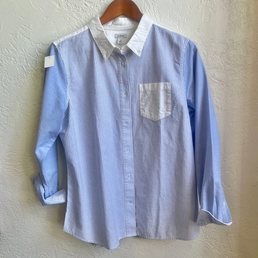 Blue Button Down L.L. Bean Shirt | Medium