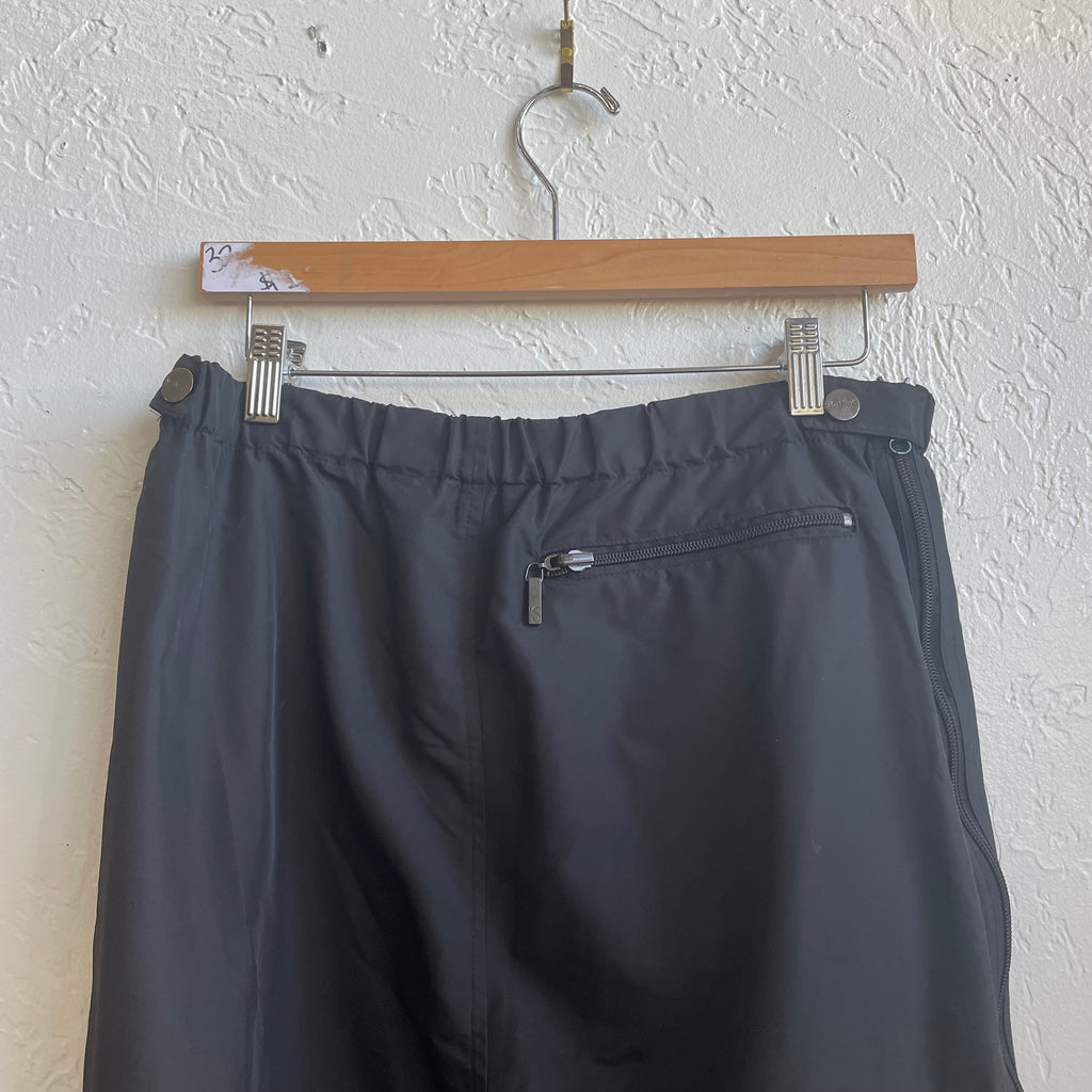 Max Mara Nylon Tarsio High Rise Side Zip Pants | Size 12