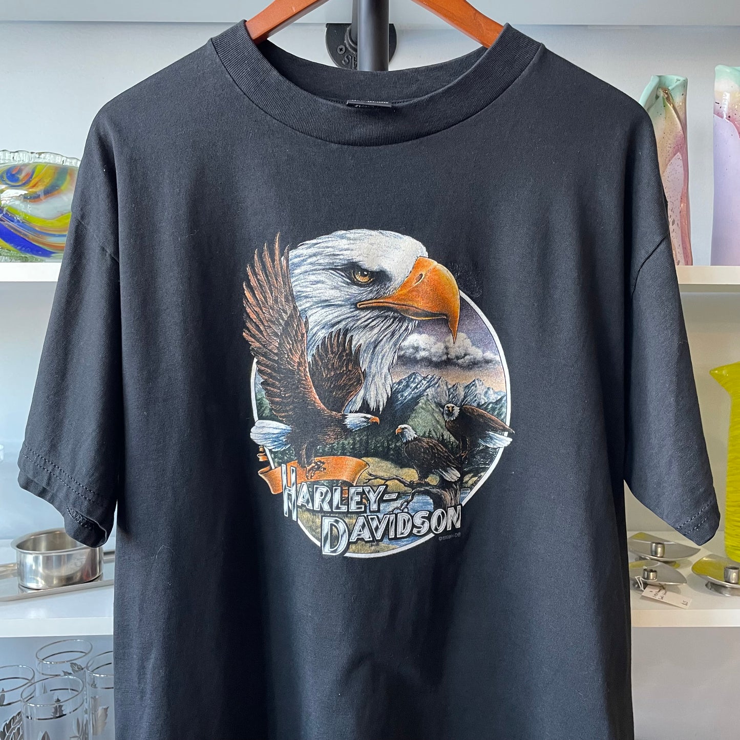 Harley Davidson 1999 Eagle T-shirt | XL