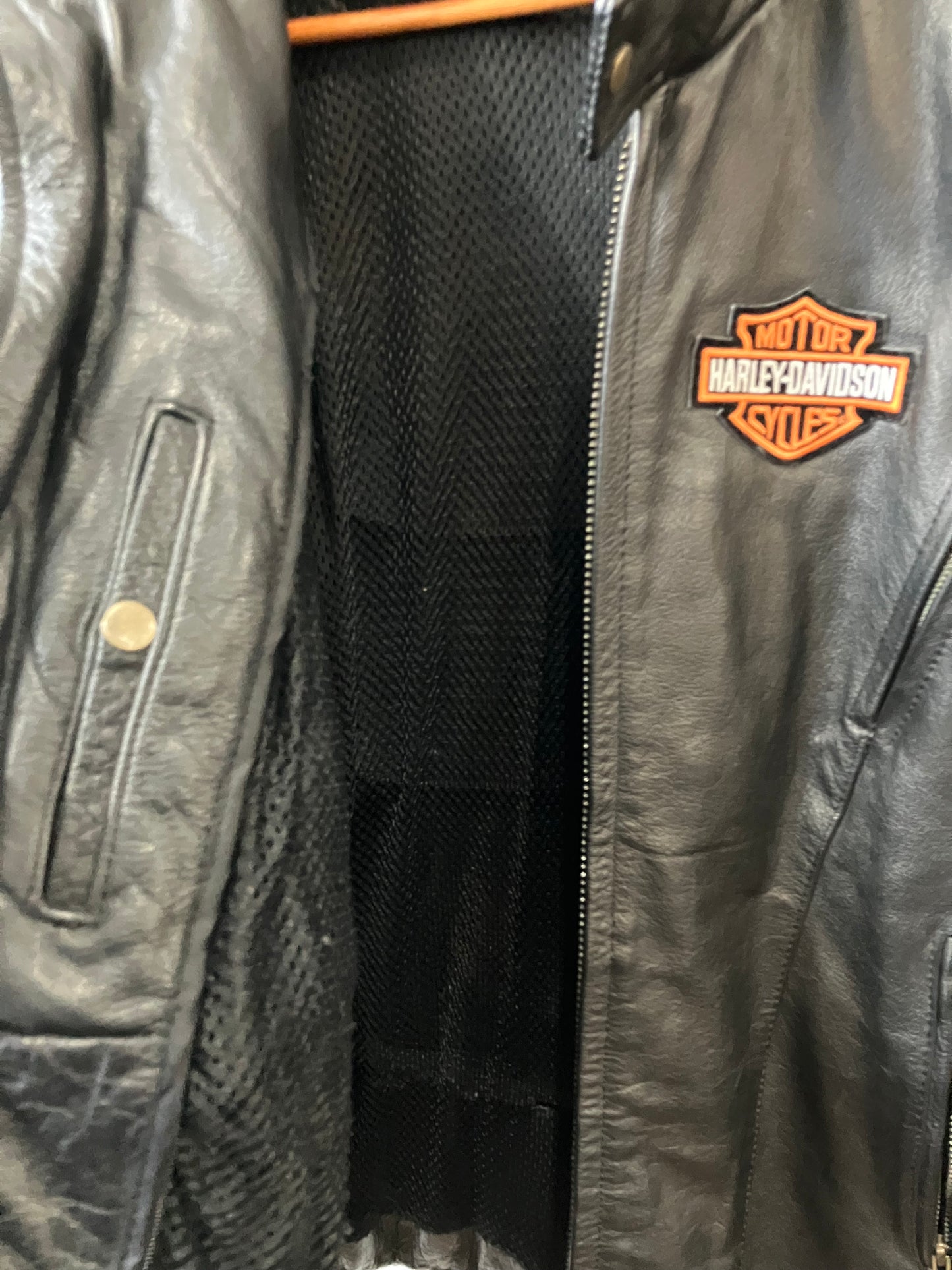 Vintage Harley Davidson Heavy Weight Leather Jacket 3XL | 56