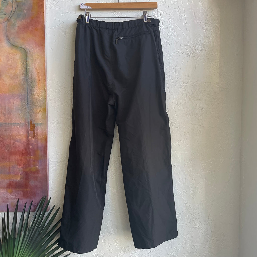 Max Mara Nylon Tarsio High Rise Side Zip Pants | Size 12