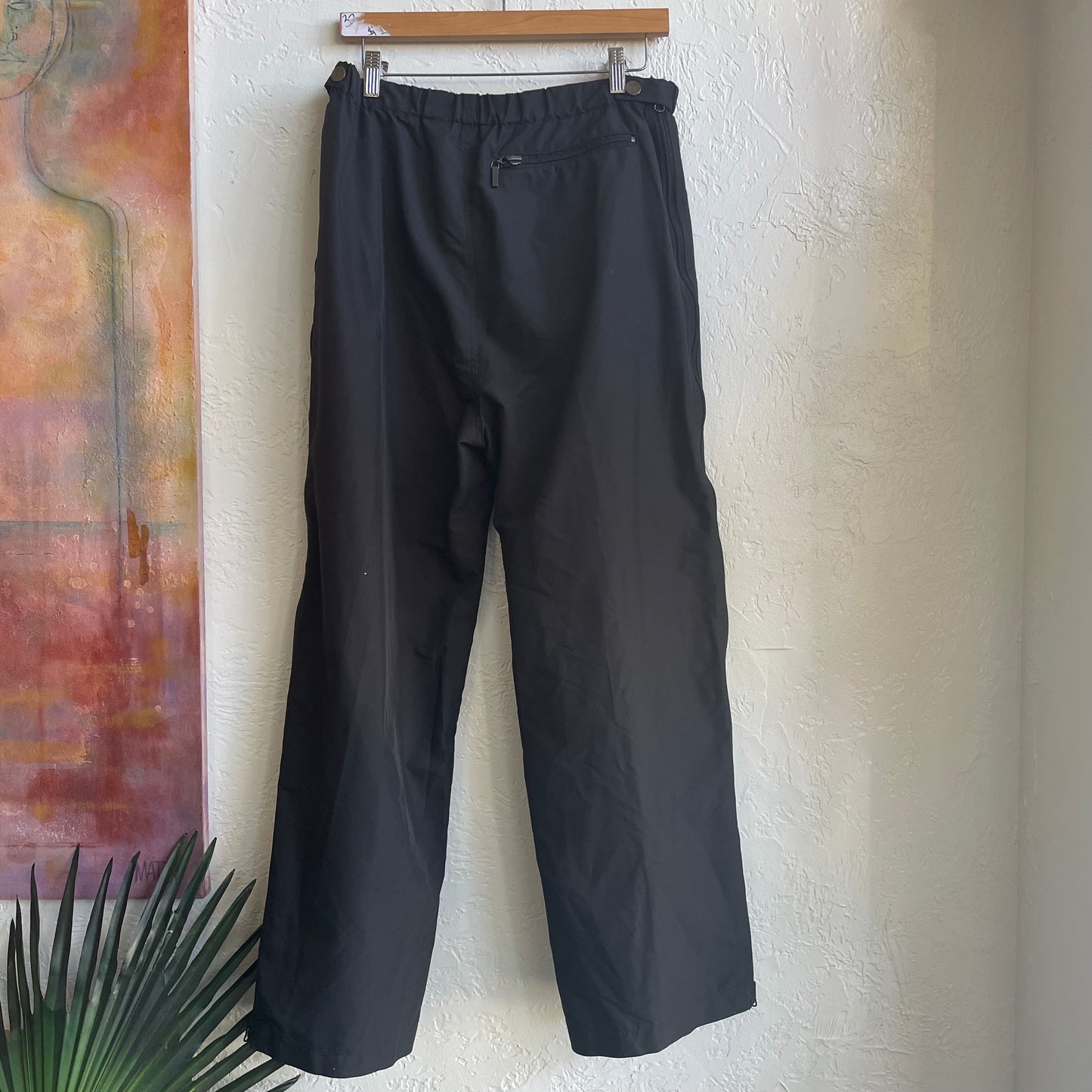 Max Mara Nylon Tarsio High Rise Side Zip Pants | Size 12