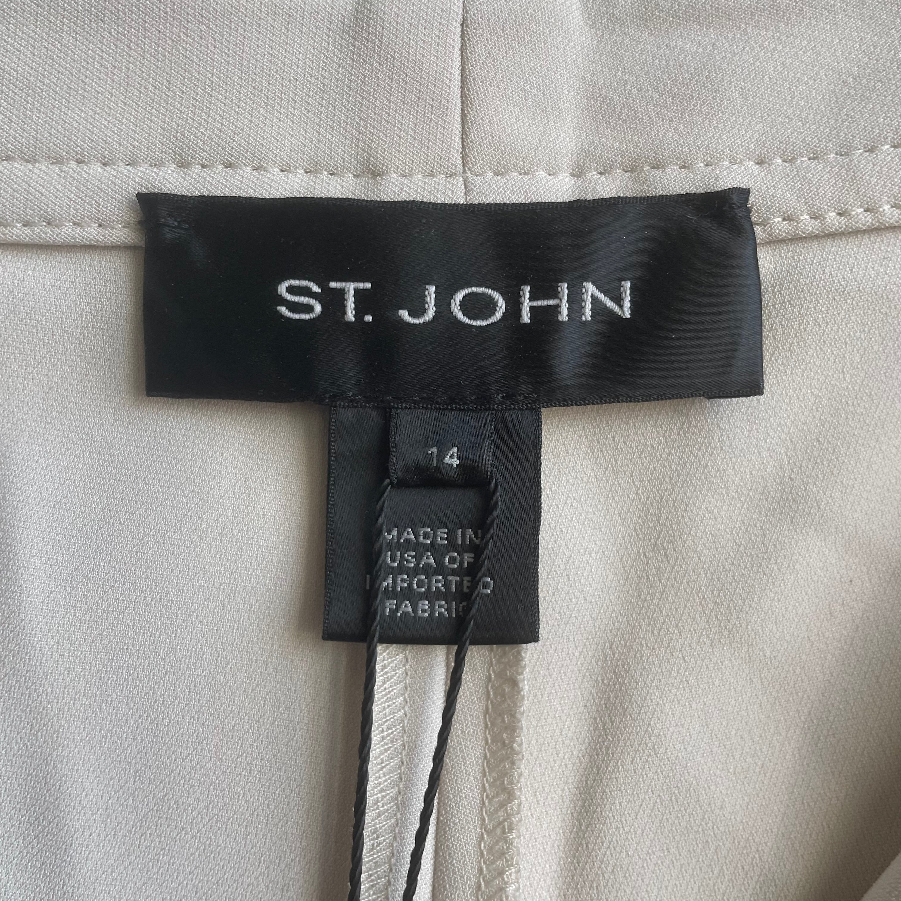 St. John Alabaster Dress Pants | 14