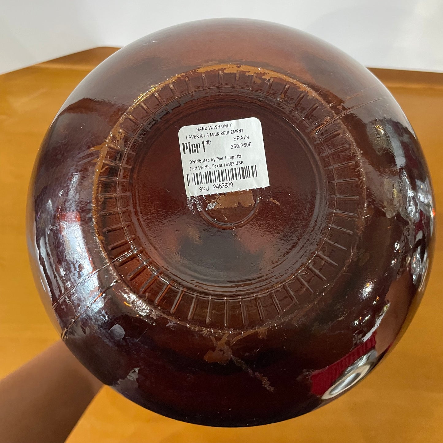 Amber Glass Balloon Vase | Pier 1