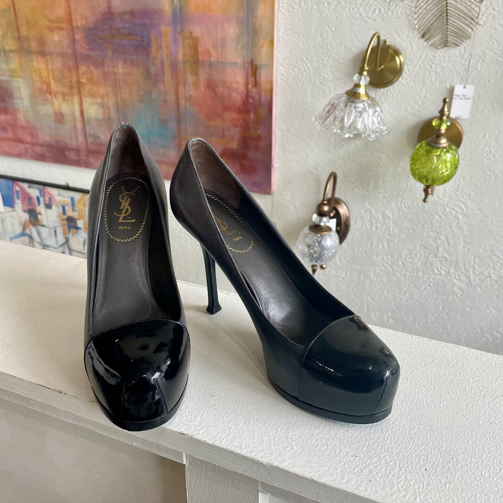 Yves Saint Laurent Tribtoo Platform Pumps Size 8.5/EU 39
