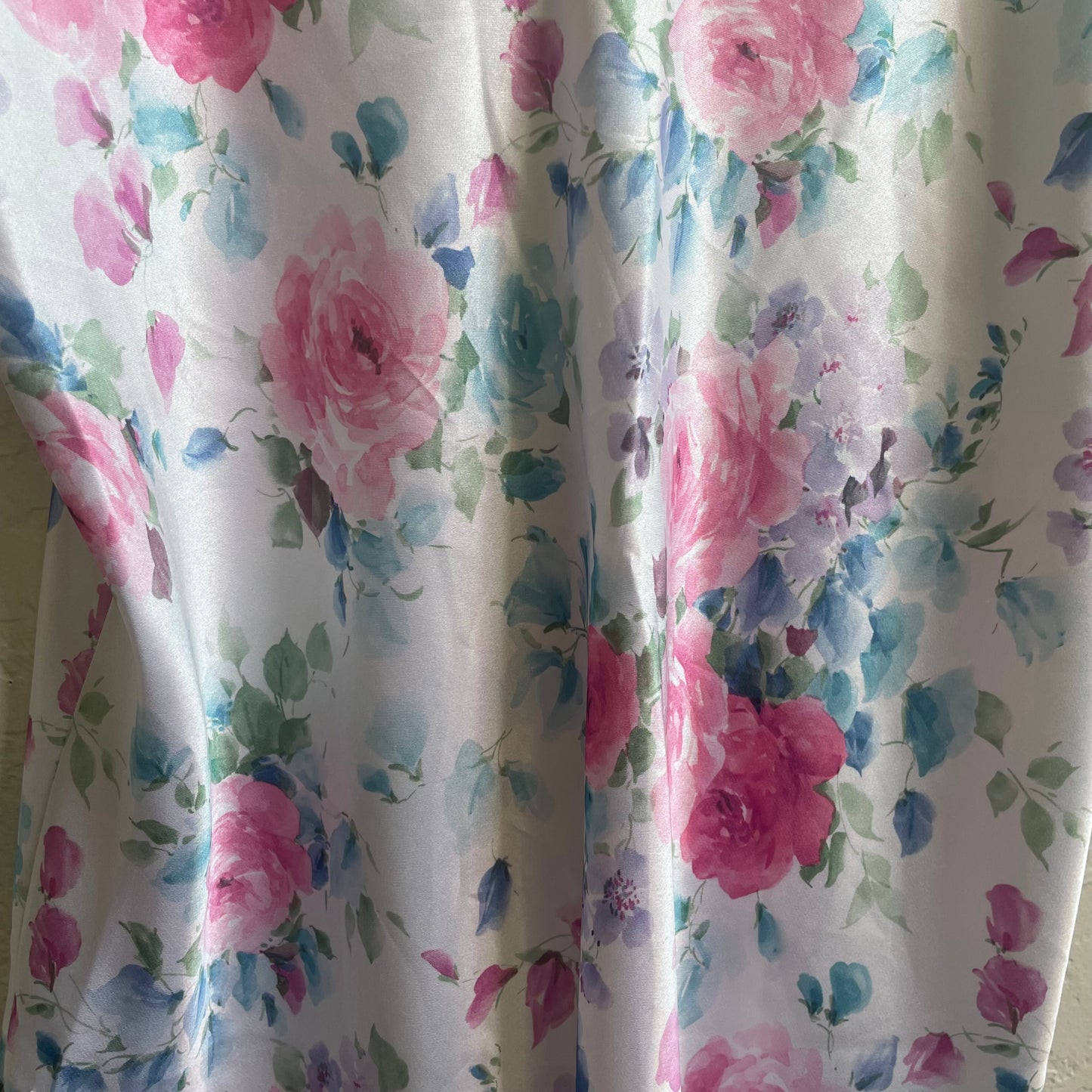 90’s Sheer Floral Dress | Large