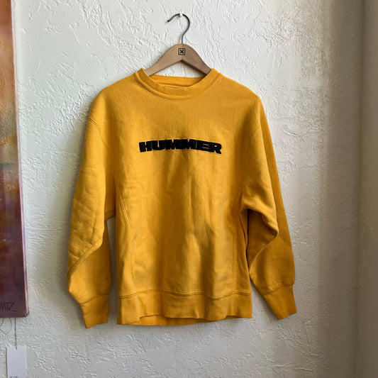 Y2K Yellow Hummer Sweater | XS