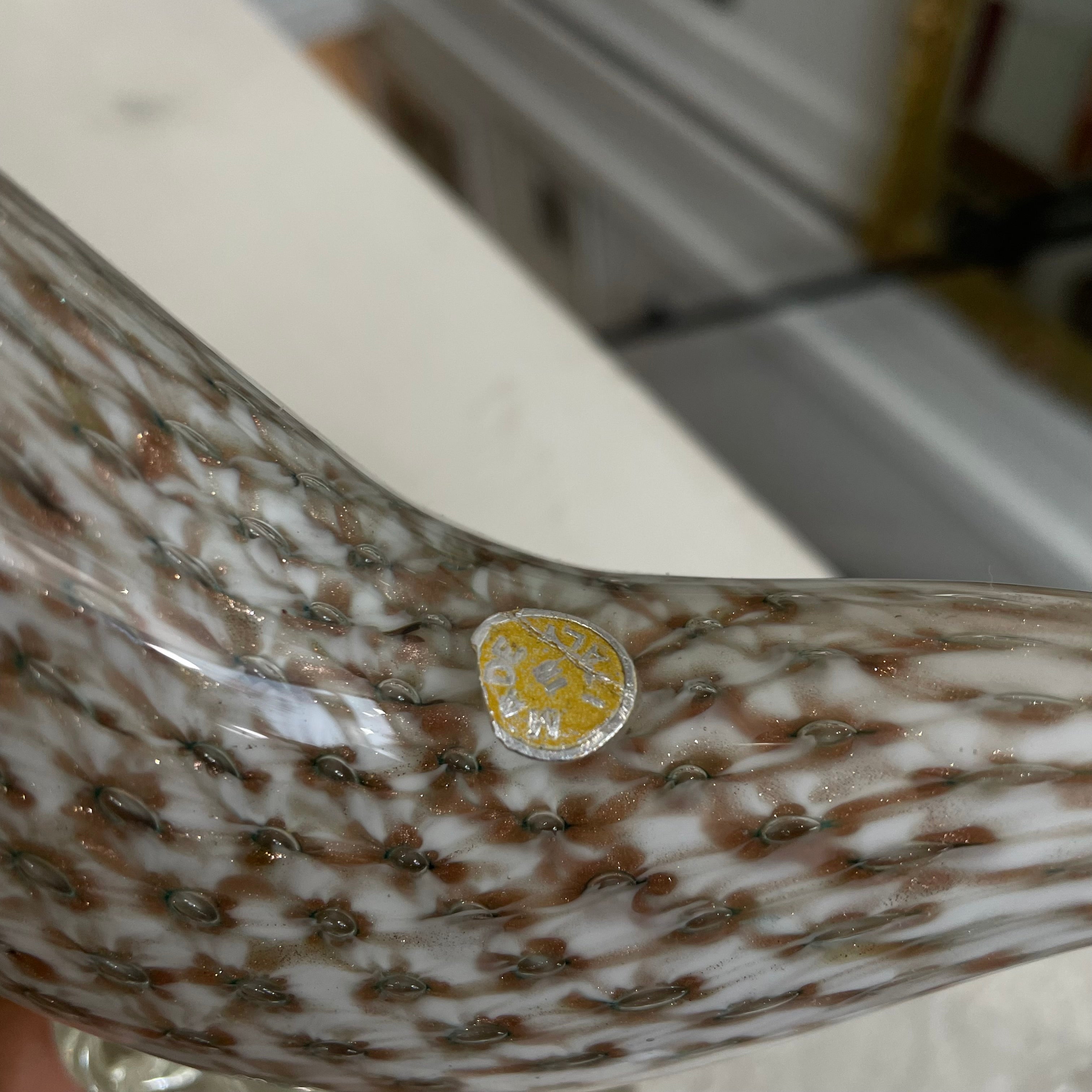 Murano Glass Pheasant Bird Art