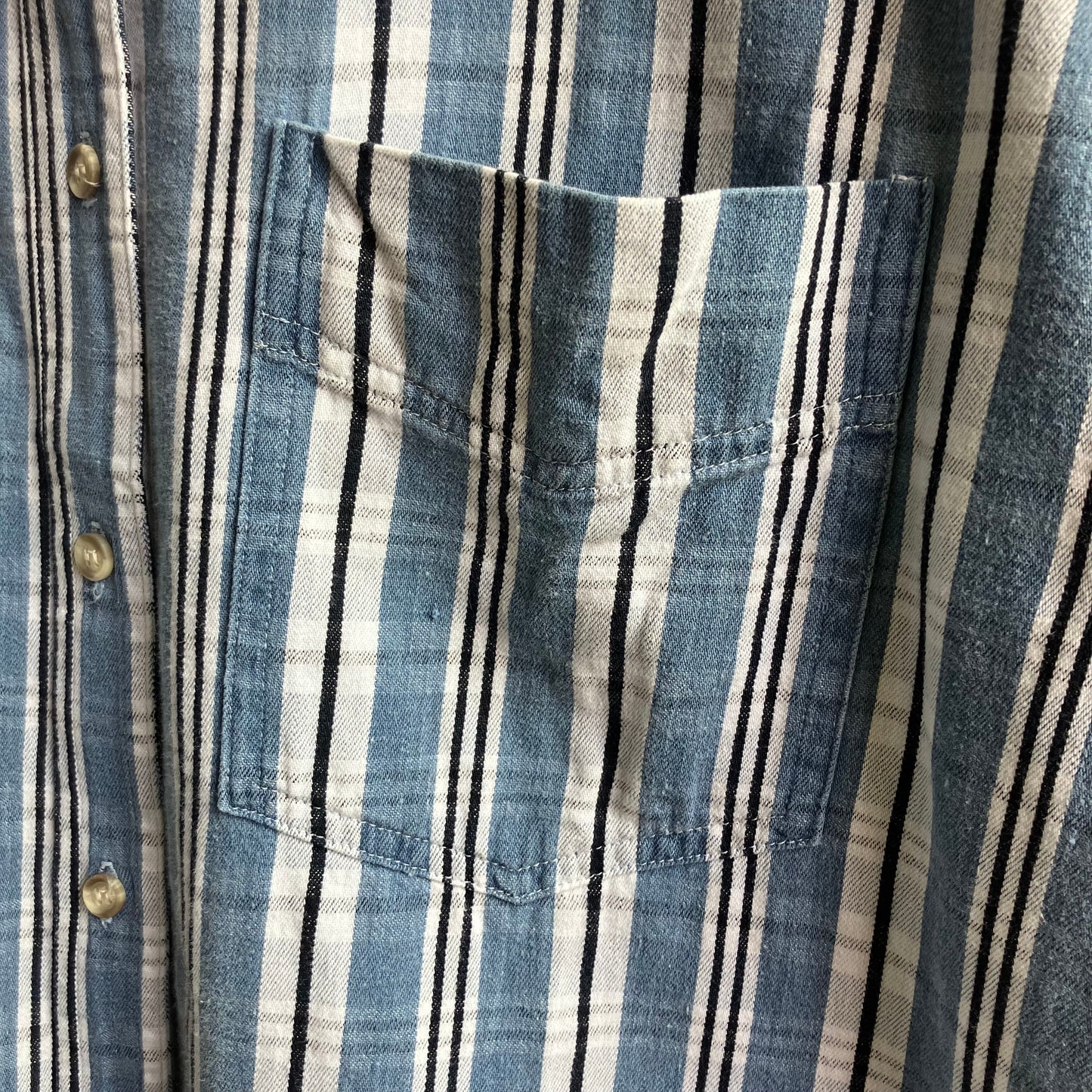 Vintage Stripped Button Down | Medium