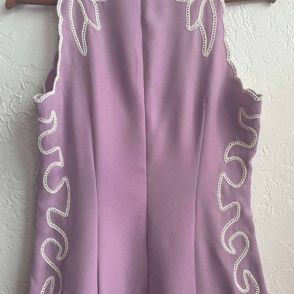 Avec Les Filles Embroidered Seahorse Sleeveless Minidress | Size 6