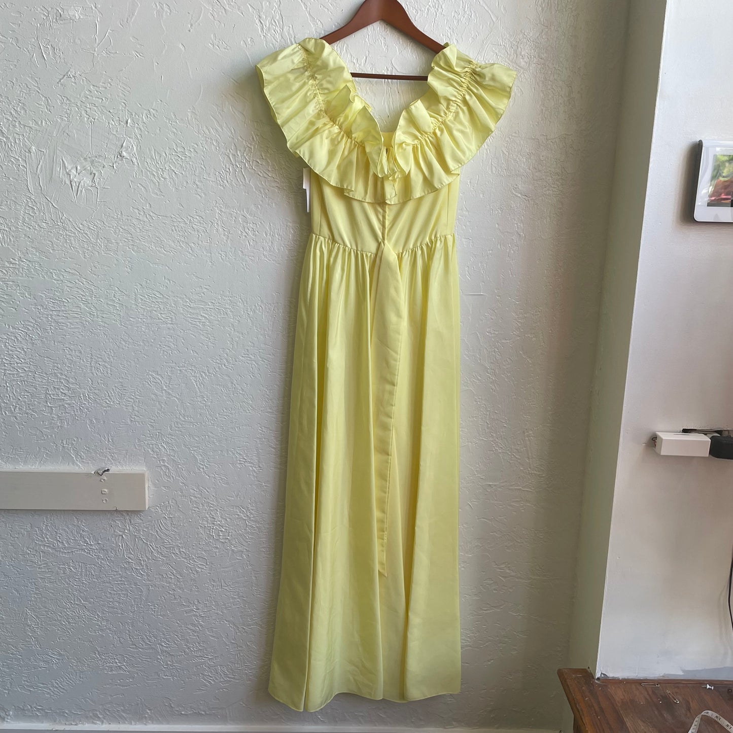 70’s Yellow Party Dress | Small