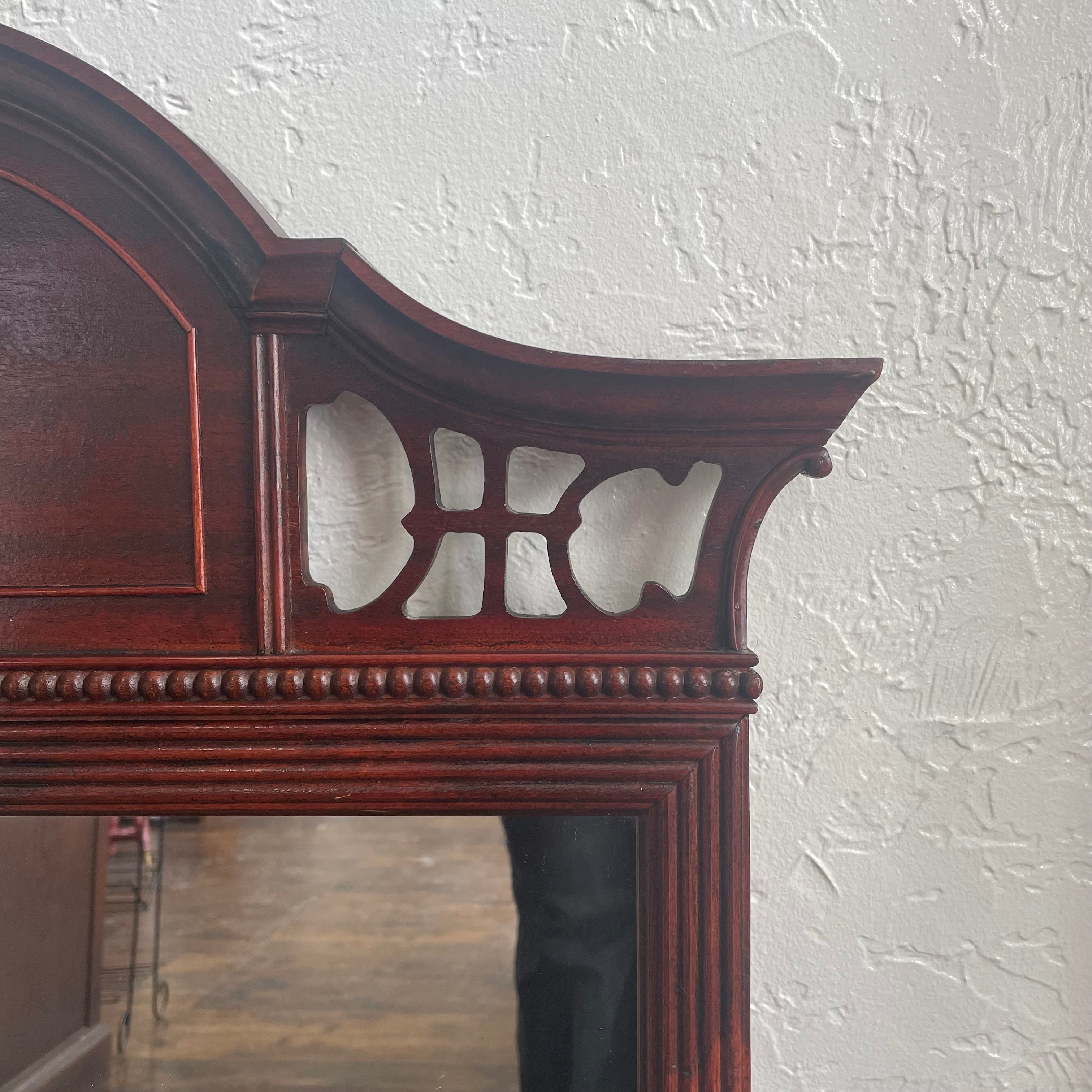 Early 20th Century Mahogany Wall Mirror