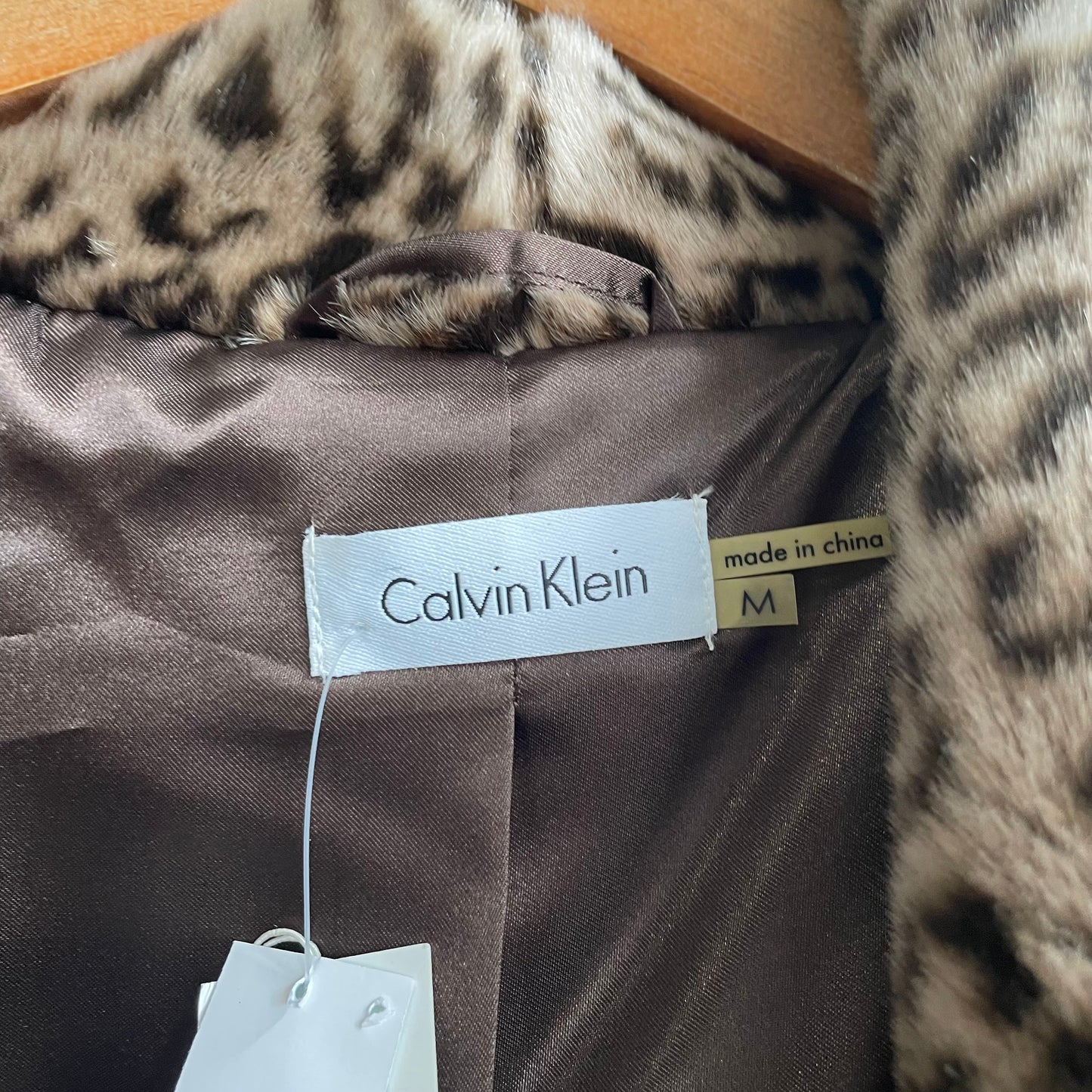 Cheetah Print Faux Fur Poncho | Medium