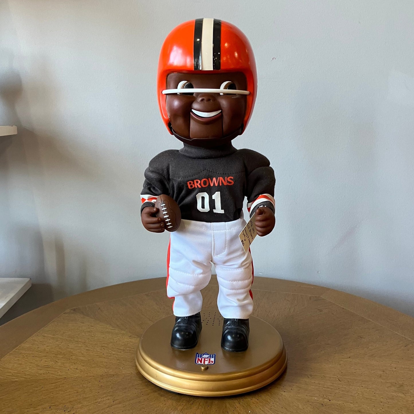 2000s NFL Cleveland Brown Dancing & Singing Collectable