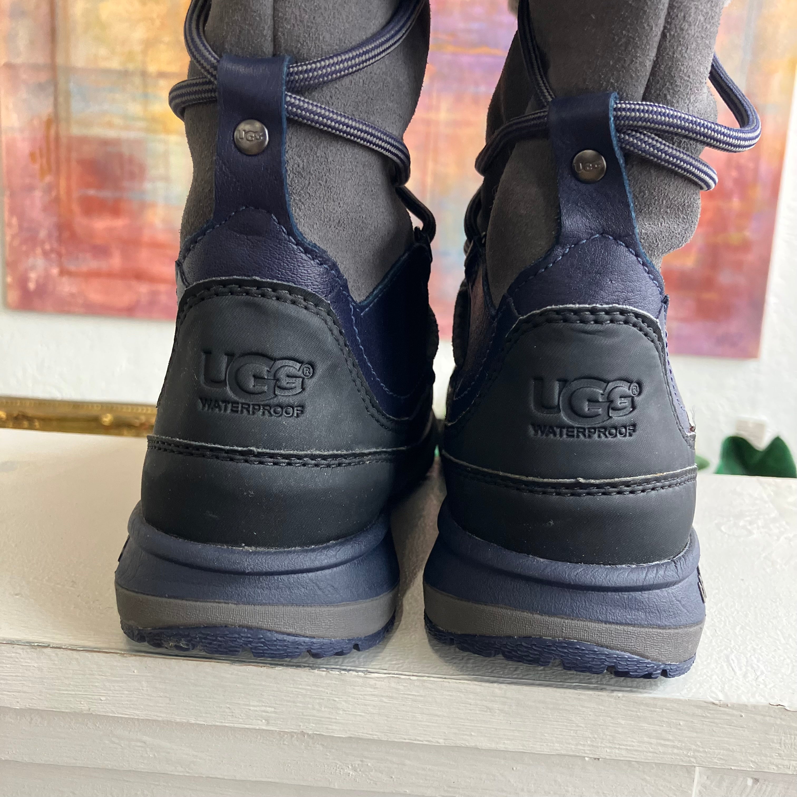UGG Orellen Waterproof Winter Grey Boots Size 7