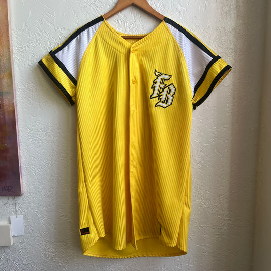 Yellow Fubu Baseball Jersey | XL