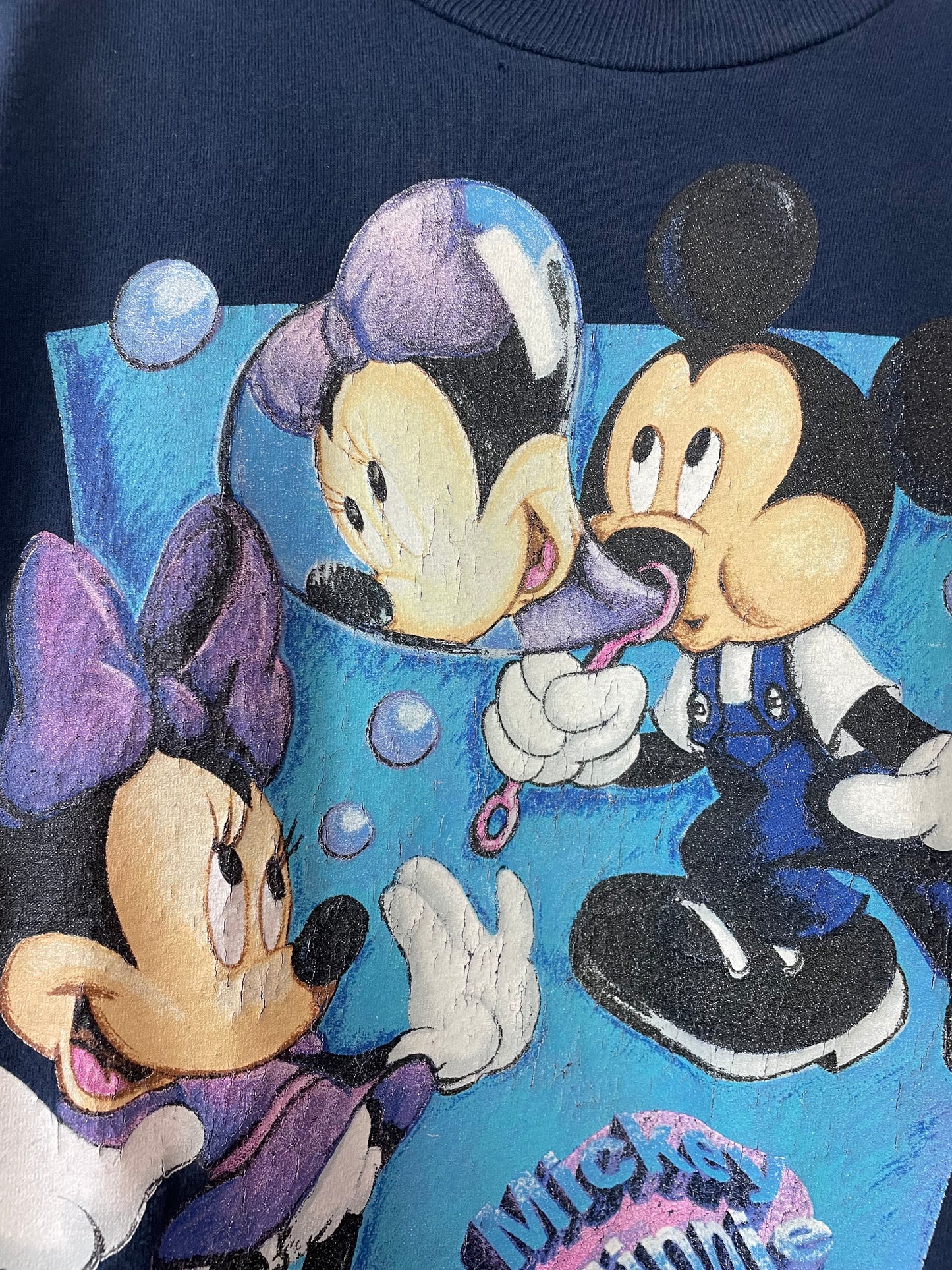 90s Mickey & Minnie T-Shirt • Youth Large