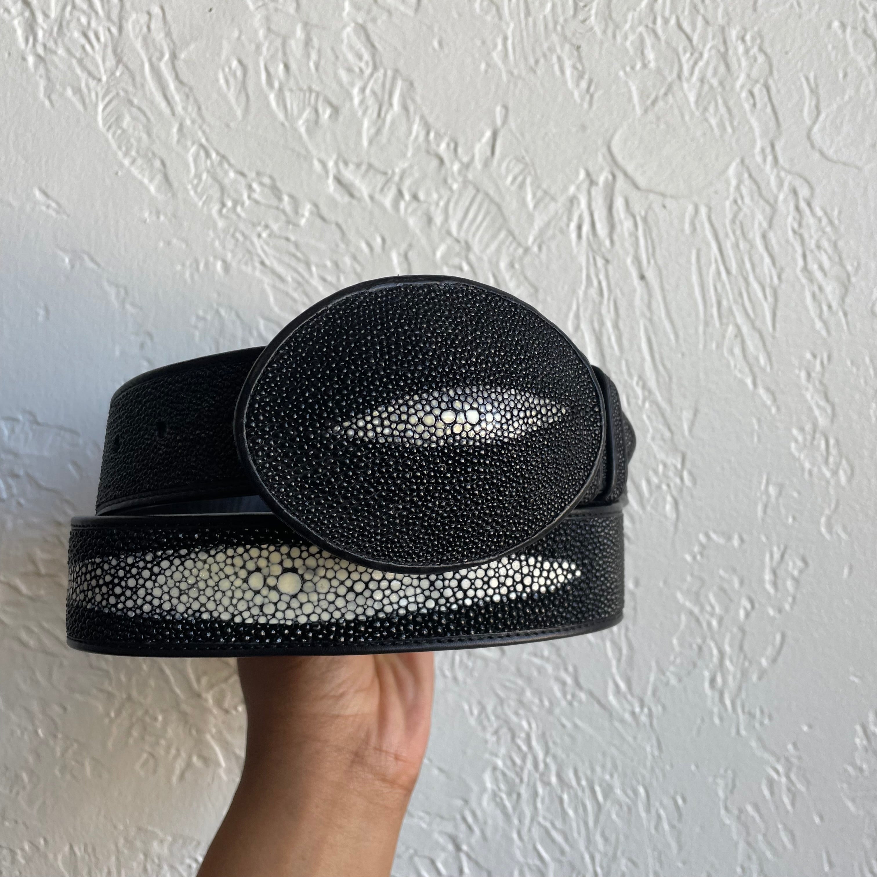 Los Altos Single Stone Stingray Belt | Size 36