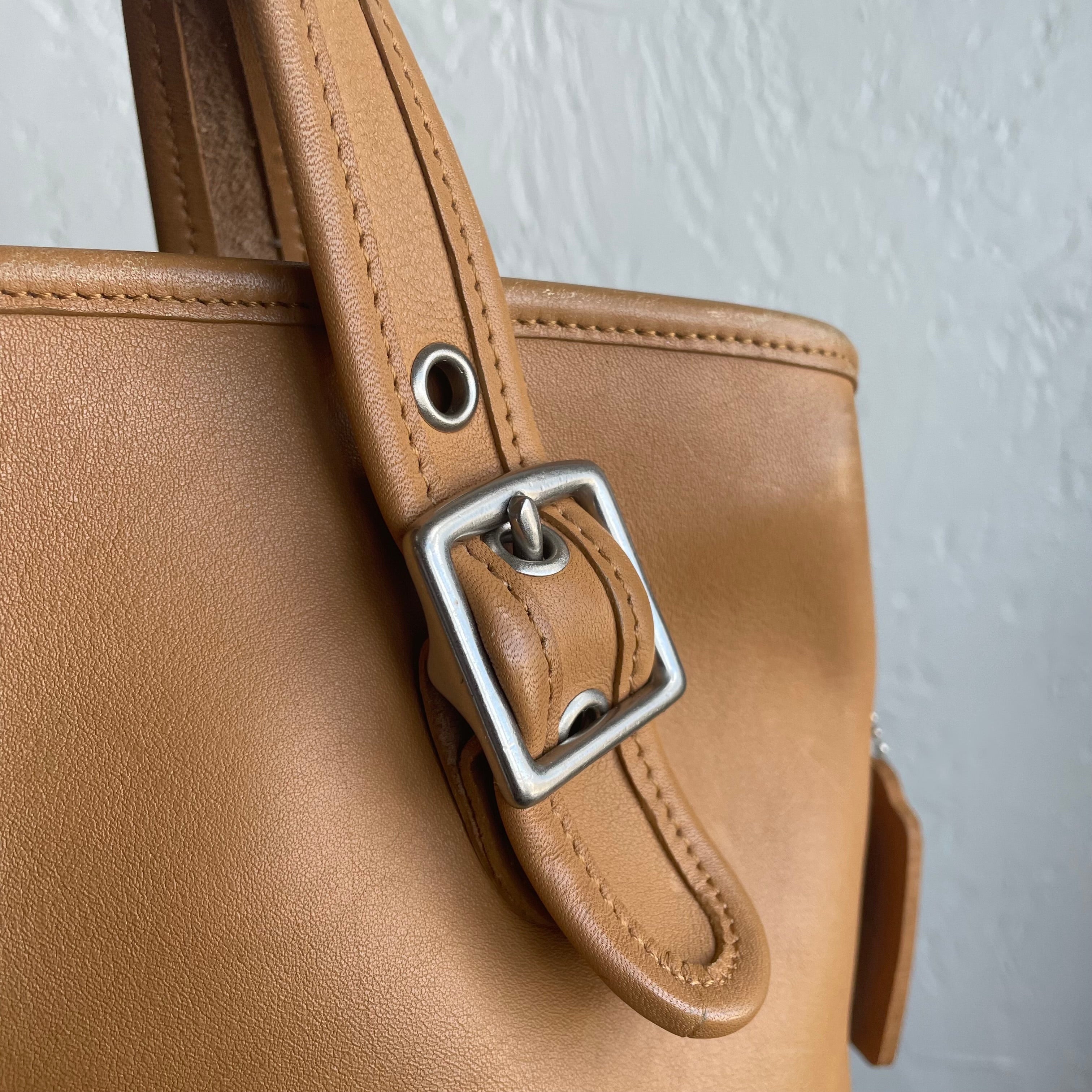 Coach Camel Legacy Satchel 2001 #9063
