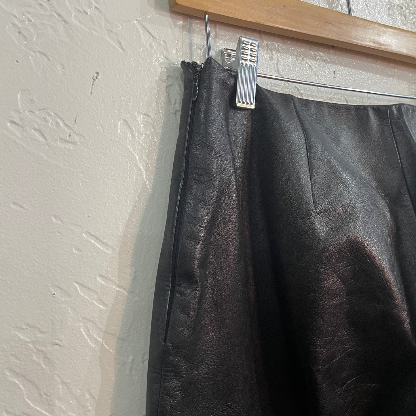 Ann Taylor Y2K Leather Bootcut Pants | Size 4