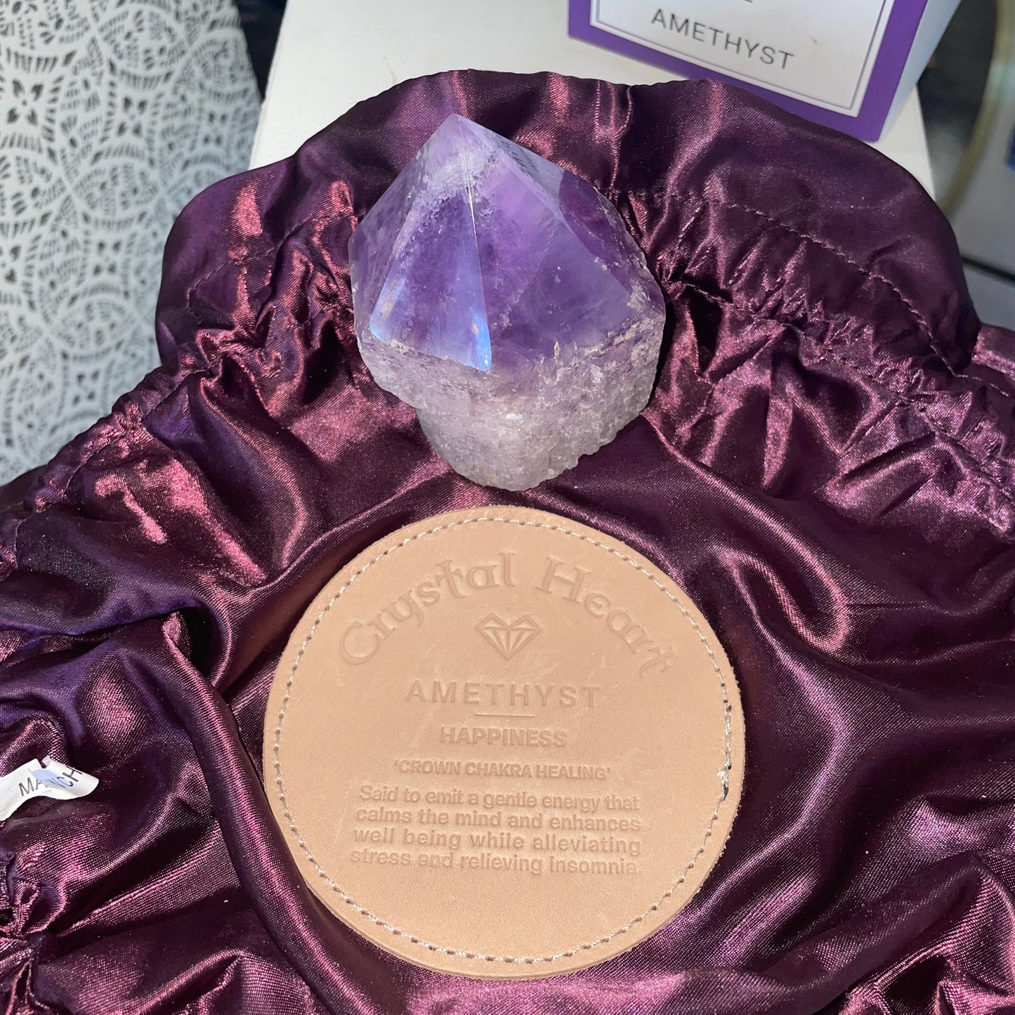 Crystal Heart Amethyst Crystal