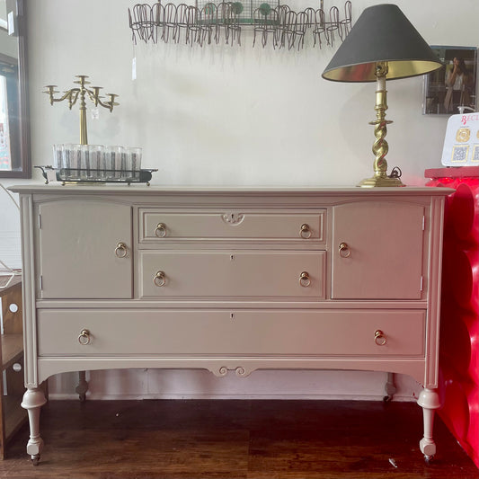 Early 20th Century 5 Drawer Sideboard in Modern Grey