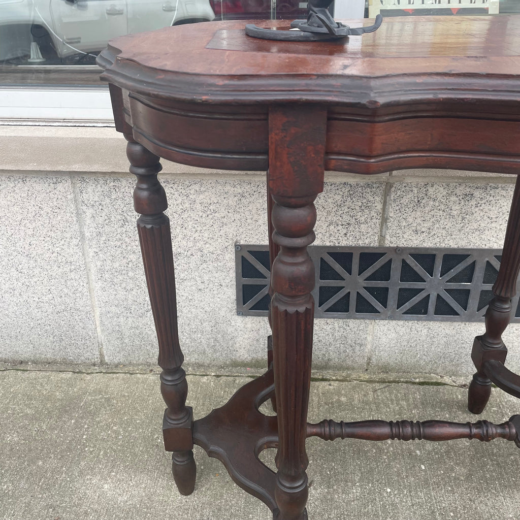 Mahogany 6 Leg Parlor Table Early 20th Century