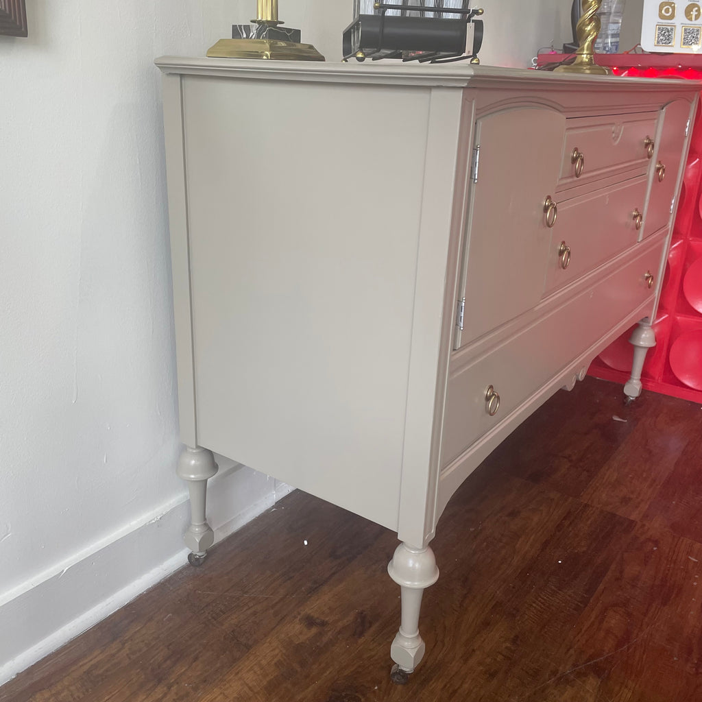Early 20th Century 5 Drawer Sideboard in Modern Grey