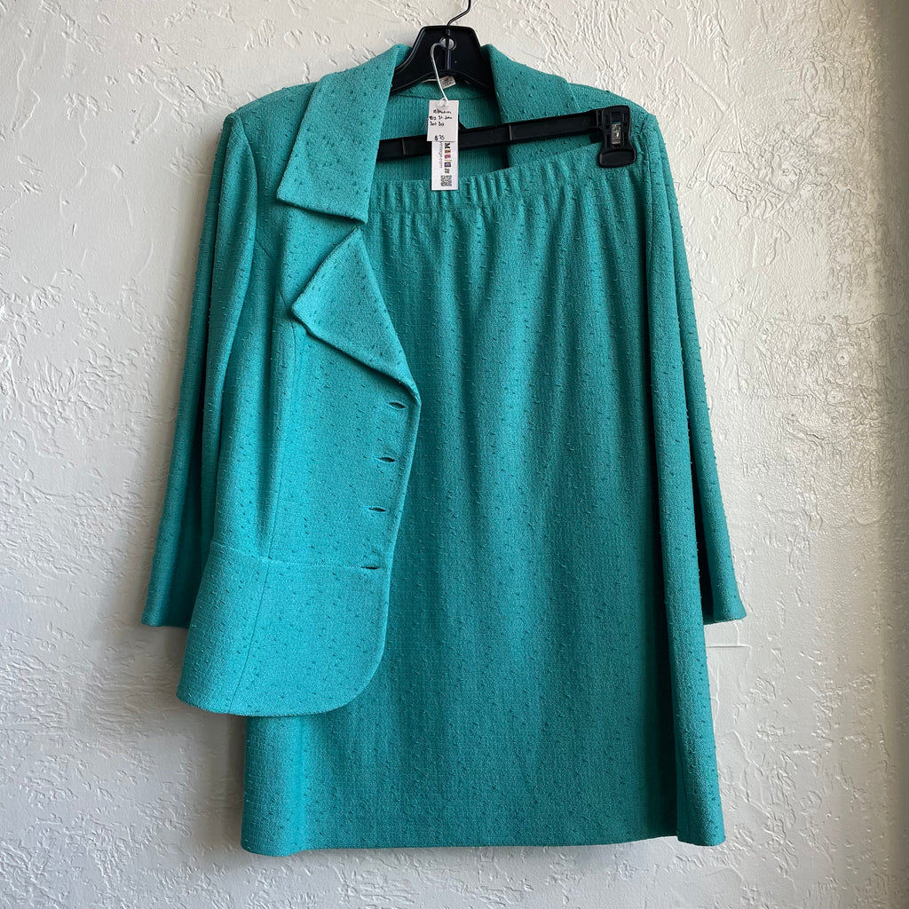 St. John 90’s Skirt and Blazer Set | 10/Medium