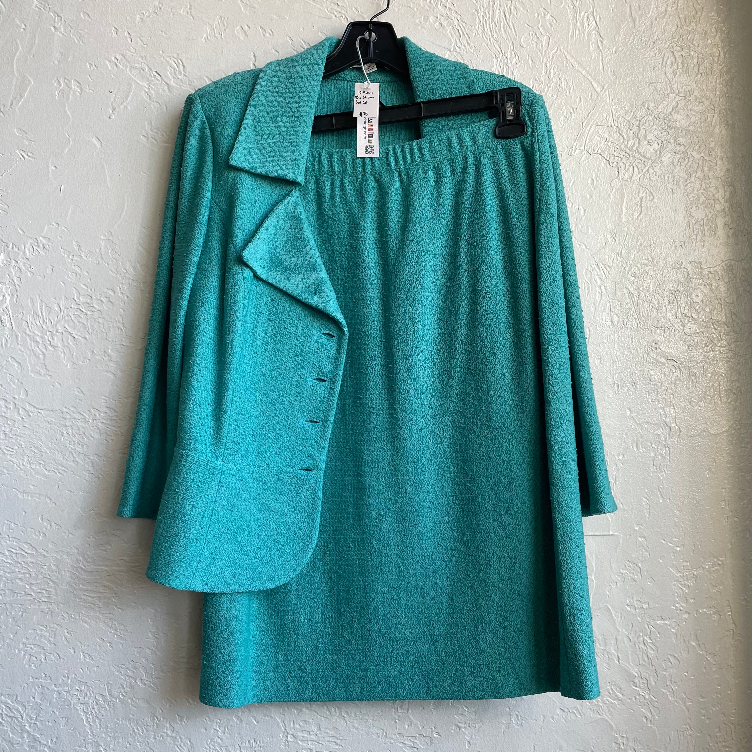 St. John 90’s Skirt and Blazer Set | 10/Medium