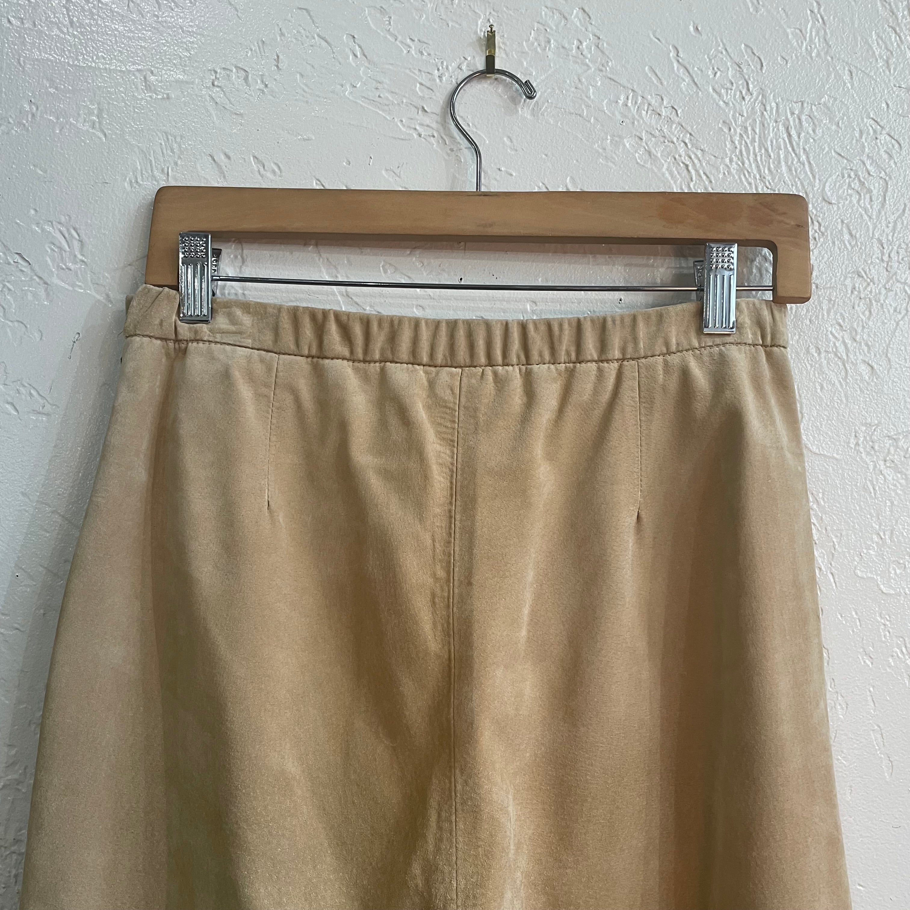 Nude Leather Pants 1990’s | Size 12